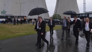 Premiér Sobotka na návštěvě jaderné elektrárny