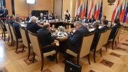 Jednání předsedů vlád zemí Visegrádské skupiny ve Varšavě, 21. července 2016.
