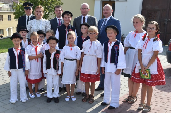 Předseda vlády Bohuslav Sobotka navštívil Lovčice, 27. srpna 2015.