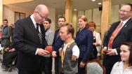 Premiér Sobotka se 27. října 2016 setkal ve Strakově akademii s našimi sportovci z letošních Letních paralympijských her.