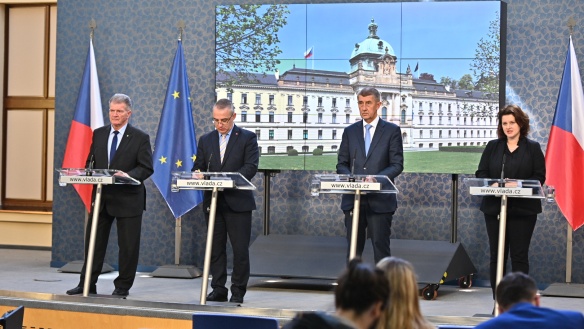 Tisková konference po jednání tripartity, 25. března 2019.