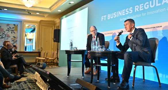 Projev premiéra Babiše na konferenci FT Business Regulation Prague Forum, 31. října 2019.