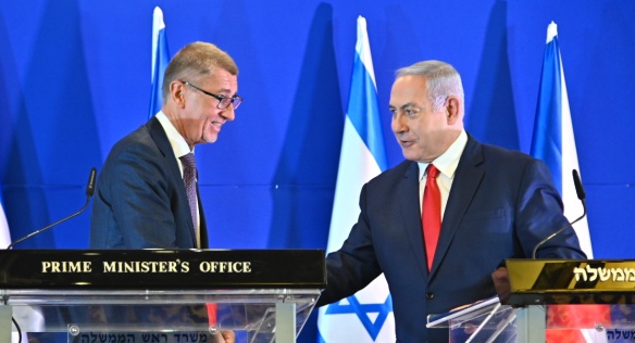 Premiér Andrej Babiš jednal v úterý 19. února 2019 v Jeruzalémě s izraelským protějškem Benjaminem Netanjahuem.